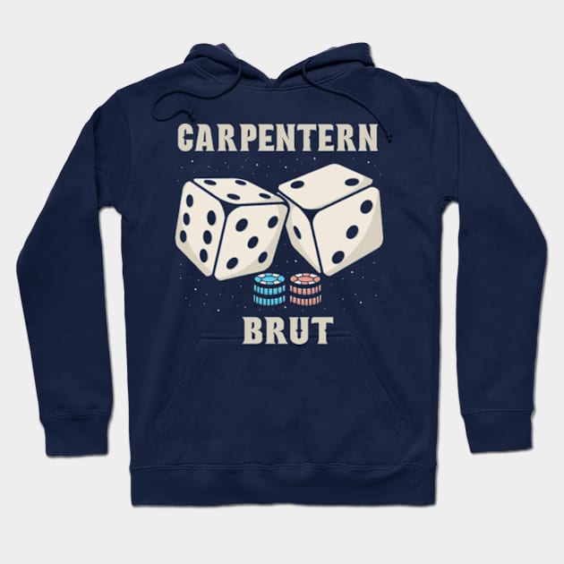 Dice Carpentern Brut Hoodie by Hsamal Gibran